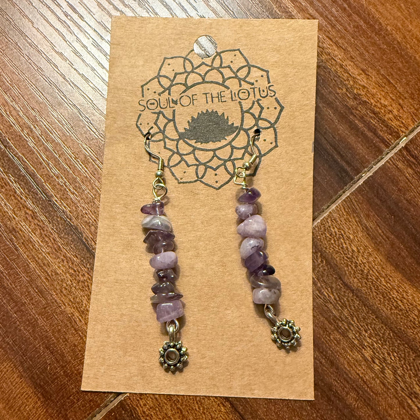 Amethyst Earrings Silver