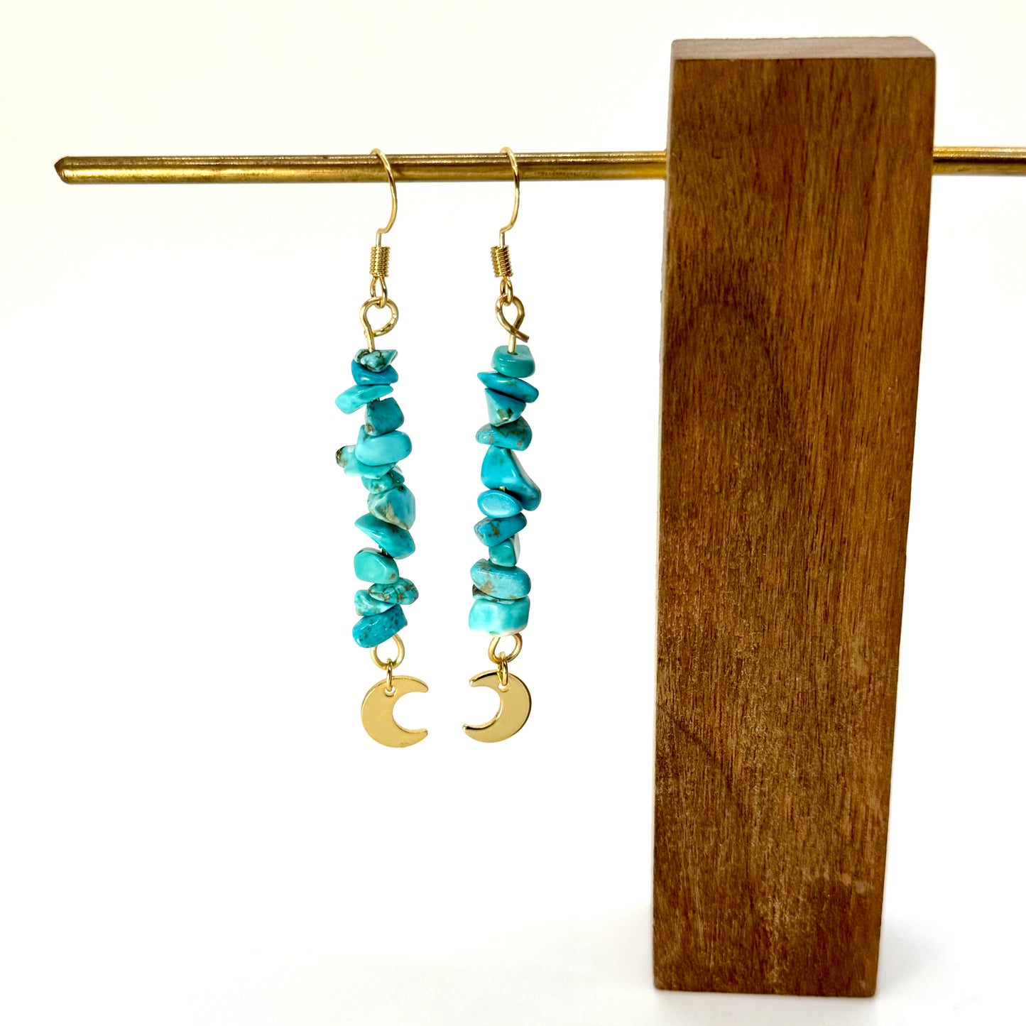 Gold Crystal Earrings