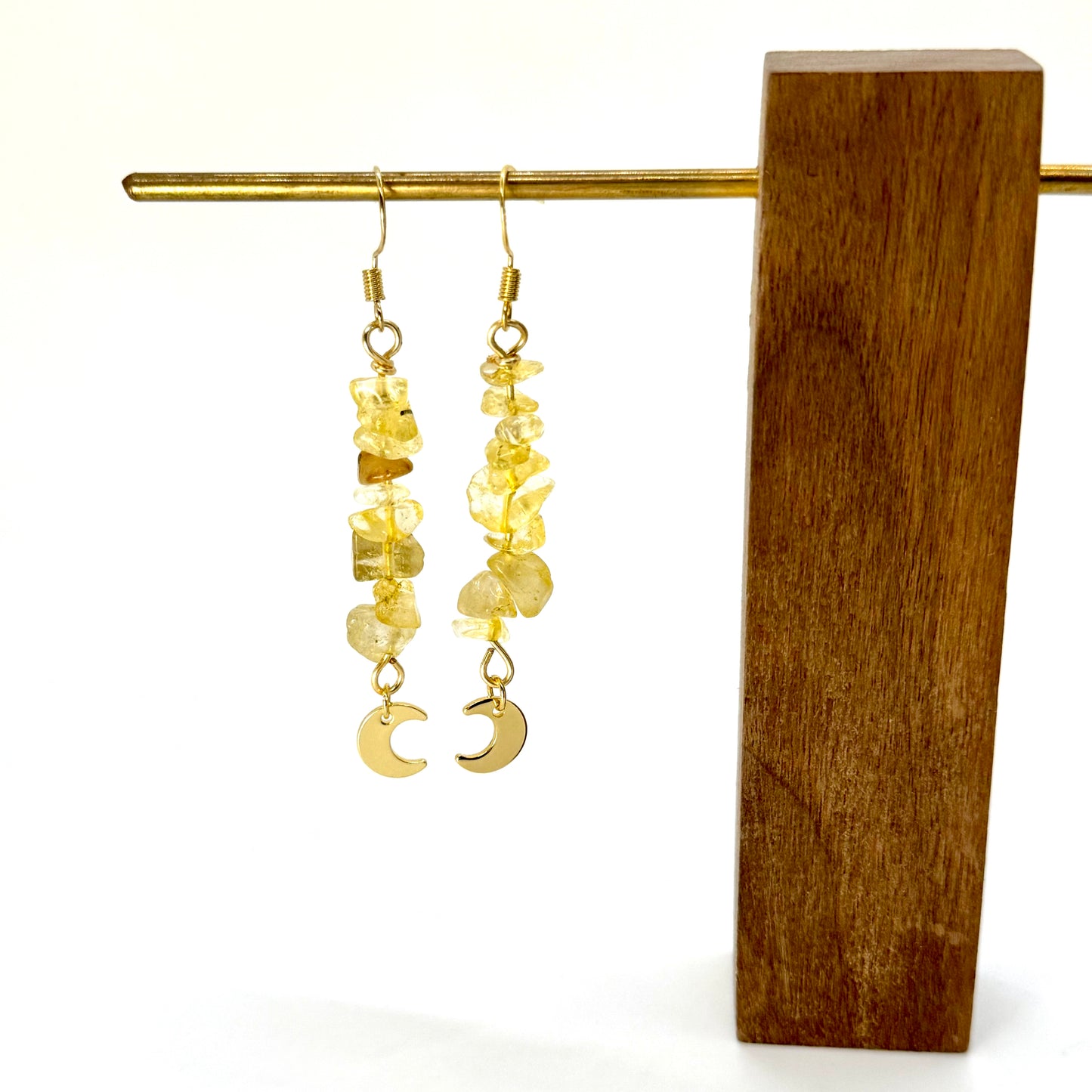 Gold Crystal Earrings