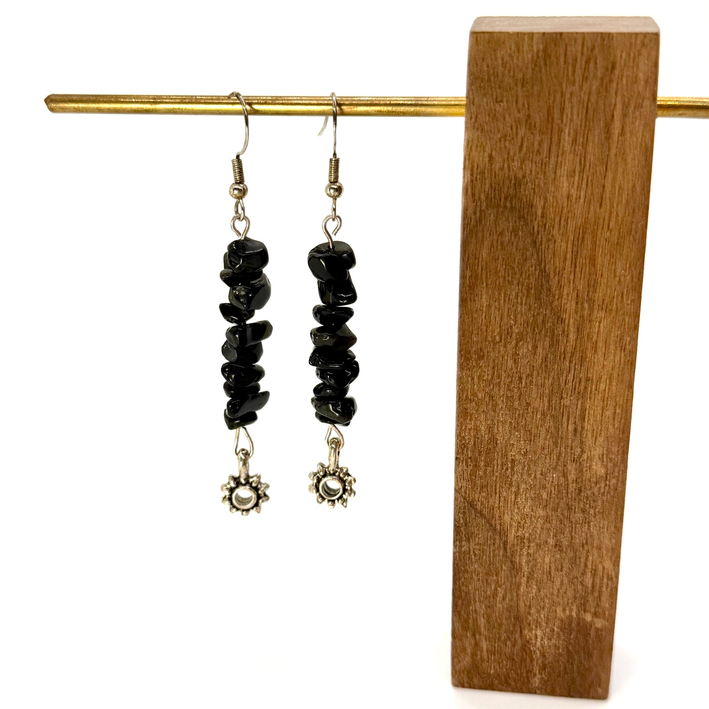 Silver Crystal Earrings