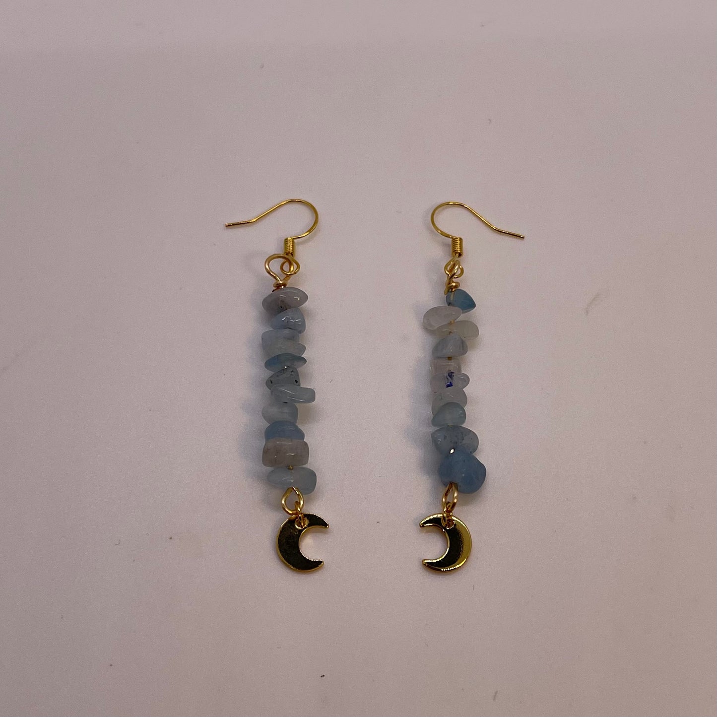 Aquamarine Earrings Gold